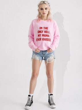 DAYDREAM NATION “IM THE ONLY HELL” COUCH CRASHER PULLOVER CREW NECK SIZE XS
